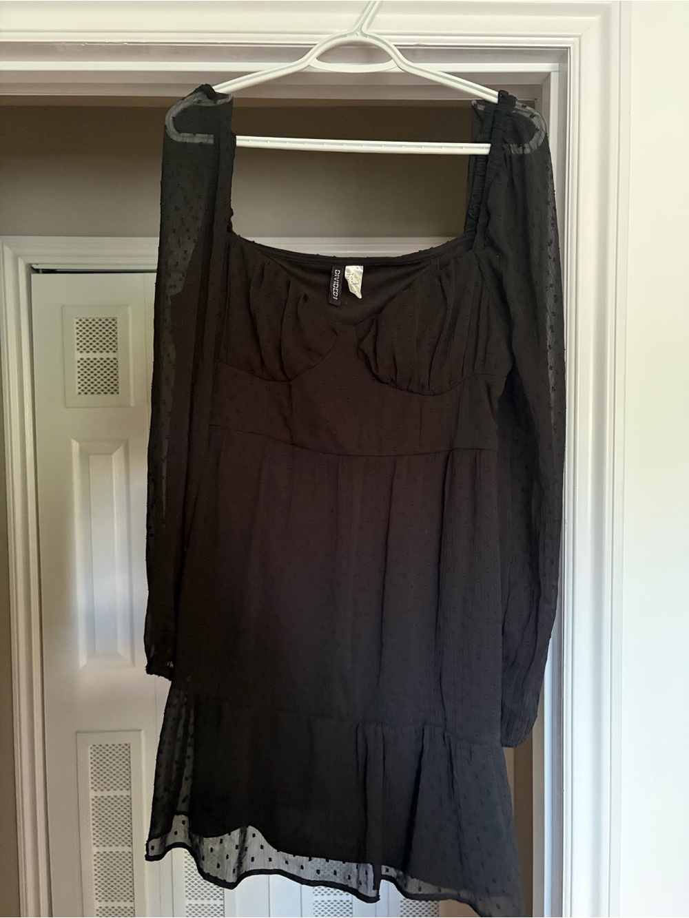 Divided (H&M) Black Long Sleeve Dress